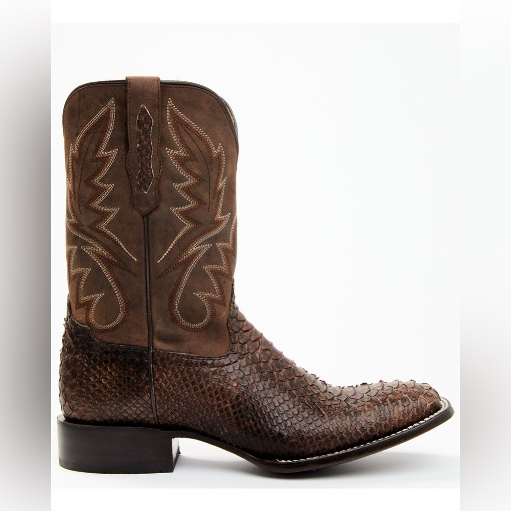 CODY JAMES MEN'S EXOTIC SNAKE WESTERN BOOTS - BROAD SQUARE TOE - Picture 2 of 11